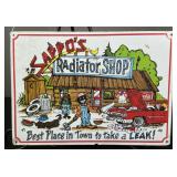 Sappo’s Radiator Shop Advertising Sign