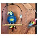 Pair of Roosting Parrots