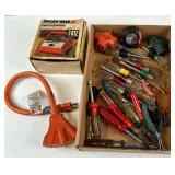 Nut Drivers, 3-Way Plugs, Wire Strippers and Tachometer
