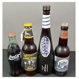 Coors Light, Miller Lite, Panther Brewing Co. & Coca-Cola Glass Bottles