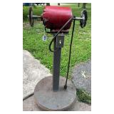Bench Grinder on Rolling Base