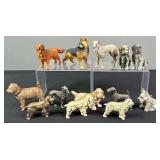 Metal Dog Statues & Misc Dog Figurines