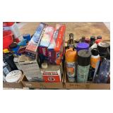 Lot of WD -40, Spray Adhesive, Car Cleaning Supplies, Dura Lube. Miscellaneous. Most at least half full