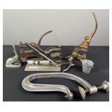 Rivet Presses, Table Clamps, Saw Set & Assorted Items