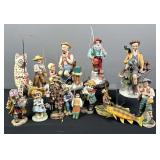 Ceramic Fishing Statues