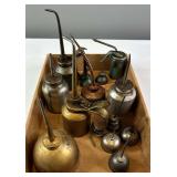 13 Various Size Oil Cans