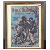 Bull Durham Smoking Tobacco Framed Advertisement