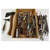 Hatchet, Assorted Wrenches, Screwdrivers