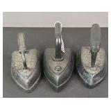 Trio of Sad Irons