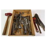 Hammer, Chisels, Wrenches and Pipe Wrench