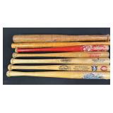 Louisville Slugger, Cincinnati Reds, & Misc. Wooden Souvenir Bats