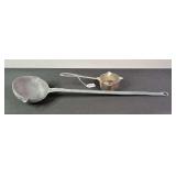 Pair of Cast Iron Ladles ￼