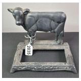 Cast Iron Cow Door Stop
