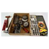 Double Soft Face Hammers, Drill Bits, Tap and Die Set and Grinding Wheels