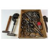 Taps, Dies, Pipe Cutter, Pipe Wrench