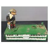 Vintage Cast Iron Golfer Mechanical Piggy Bank