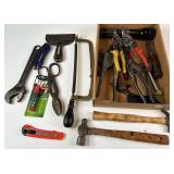 Mag-Lite Flashlight, Snips, Putty Knives Miscellaneous Tools