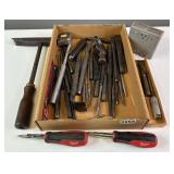 Chisels, Brass Bars, Cats Paw and Punches