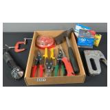Staple Gun  Staples  Socket Set  Mag Lite Flashlight  Set Of Snips