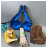 Two Pipe Holders Pipe Case And Pipe Cleaners