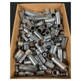 Lot Of Metric And Standard Sockets Craftsman  Crescent  And Various  Manufacturers