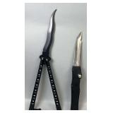 Butterfly Knife And Switch Blade Knife