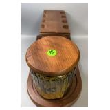 Pipe Holder Glass Humidor And Assorted Pipe Bags