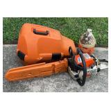 Stihl 028 AV Chainsaw Oil And Case