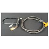 Master Bike/ Motorcycle Lock With Keys And Kryptonite Cable Lock With Keys