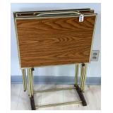 Set of 4 Vintage TV trays
