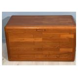 Heavy Wood Blanket Chest.