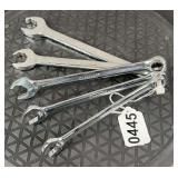 Set Of Crescent Open End Wrenches Complete