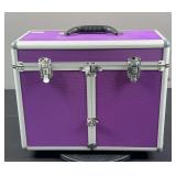 Purple Storage Case With Contents