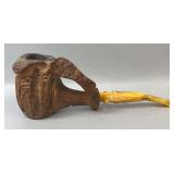 Hand Carved Unbranded Smoking Pipe