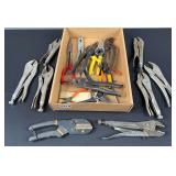 Vise Grips  Wire Cutter Snips Adjustable Wrenches Twist Drill Bit