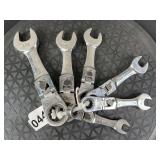 Craftsman 12-Point Stubby Flex-head Combination Ratcheting Wrench Complete Set.
