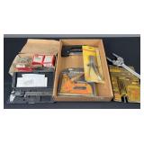 Riveting Tool Kit  Ratcheting Hex Key Wrench Metric  Staple Guns Nibbling Cutter Digital Caliper