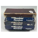 (4) Smith & Wesson Revolver Boxes