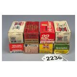 Eight Boxes of .22 Long Rifle Ammunition