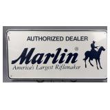 Metal Marlin Advertising Sign