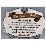 Marlin the Bill of Rights Second Article Two Metal Poster