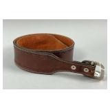 “Hand Crafted Made in USA” Leather Belt