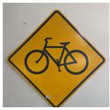 Caution Bicycle Sign