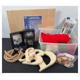 Picture Frames and Crafting Supplies