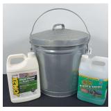 Jomax and Krud Kutter House and Siding Cleaner and Metal Garden Can