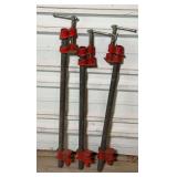 (3) 24” Pipe Clamps