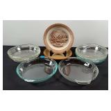 Pyrex & Misc Glass Pie Pans