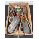 Tape Measures, Adjustable Wrenches, & Assorted Tools