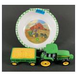 John Deere Bowl and Salt & Pepper Shakers
