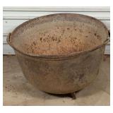 Large Footed Cast Iron Kettle